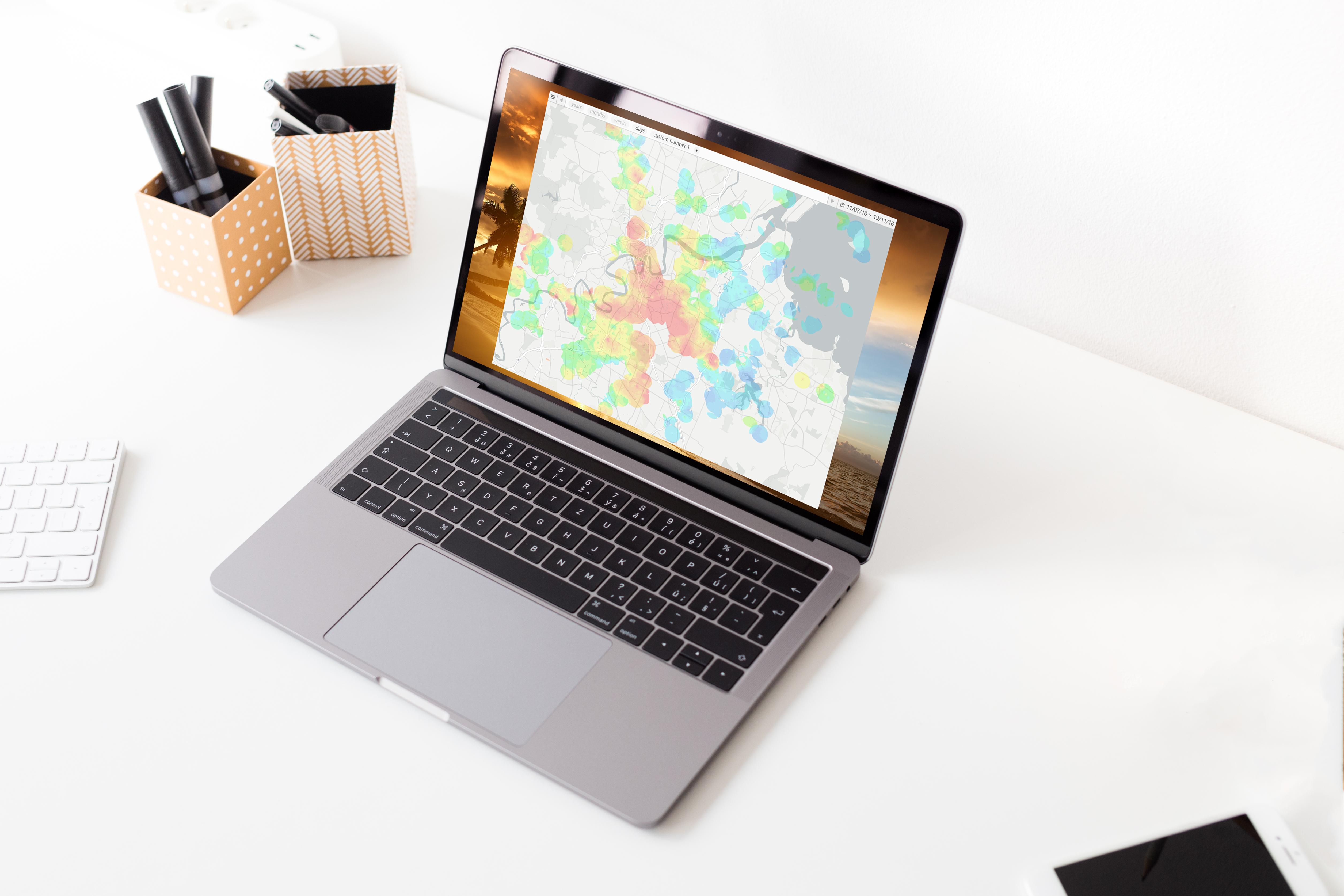 Heatmap sur Macbook MES