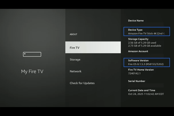 Image Fire TV Stick 4K (2nd gen) – Fire OS Android detail page.