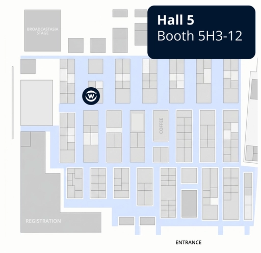 BroadcastAsia - Asia Tech x Singapore 2026 floor plan