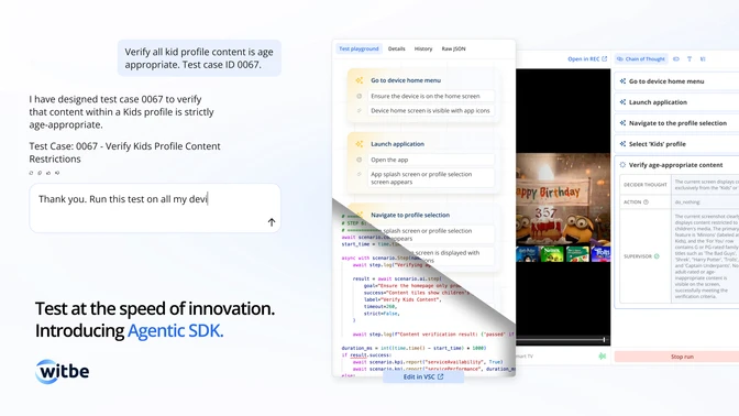 Witbe launches new Agentic SDK to power agentic automation across video workflows article