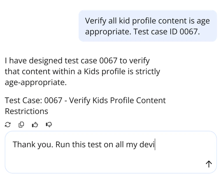 Witbe Agentic SDK creating adaptive test scenarios from natural language prompts.
