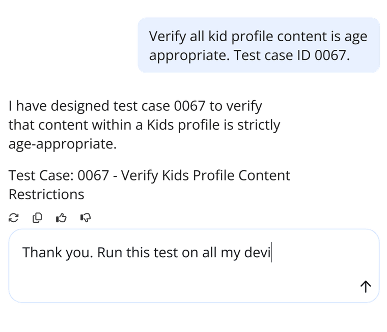 Witbe Agentic SDK creating adaptive test scenarios from natural language prompts.