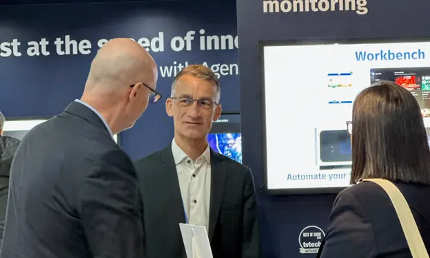 Witbe product demonstration at IBC Amsterdam showcasing video quality monitoring technology
