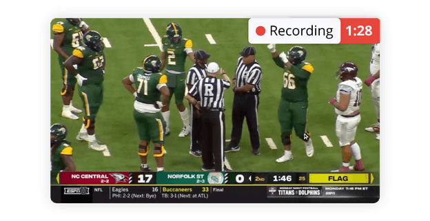 Witbe REC recording feature capturing live device playback for evidence sharing and issue resolution.